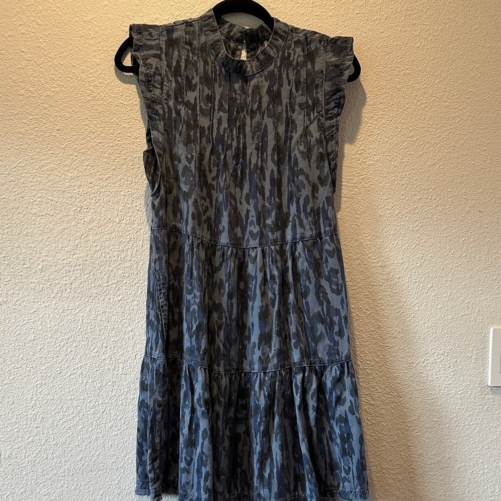 Anthropologie Patterned High Neck Dress - Picture 1 of 7
